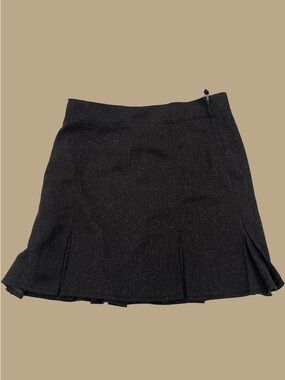 Y2K 2000s Brown Pleated Studio M Skirt